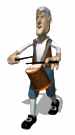 soldier playing drum md wht