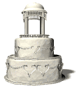 wedding cake rotating md wht
