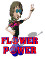 hippie flower power md wht