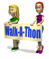 women walking walkathon md wht
