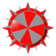 sun button red gray md wht